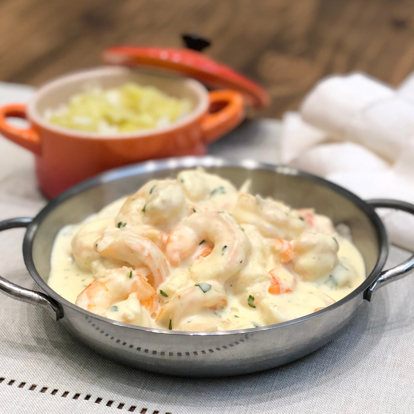 Camarão com Catupiry e Arroz de Salsa 360g