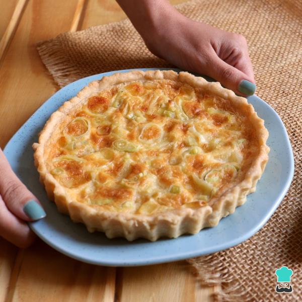 Quiche de Alho Poró - Médio (6 fatias)