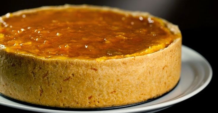 Quiche de Brie com Damasco - Médio (6 fatias)