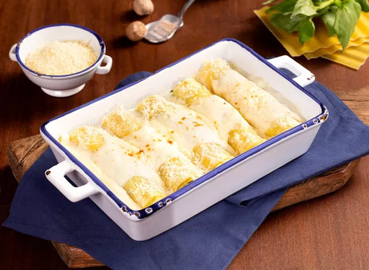 Cannelloni de Ricota Espinafre e Nozes ao Molho Branco 420g