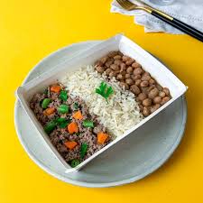 Carne Moída com Arroz, Feijão e Cenoura Sauté 380g