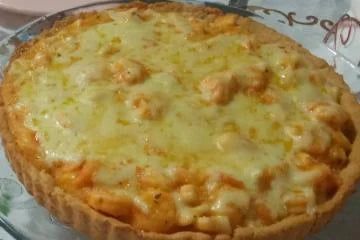 Quiche de Camarão Médio (De 6 à 8 Fatias)